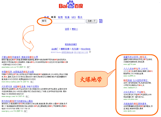 百度火爆地带